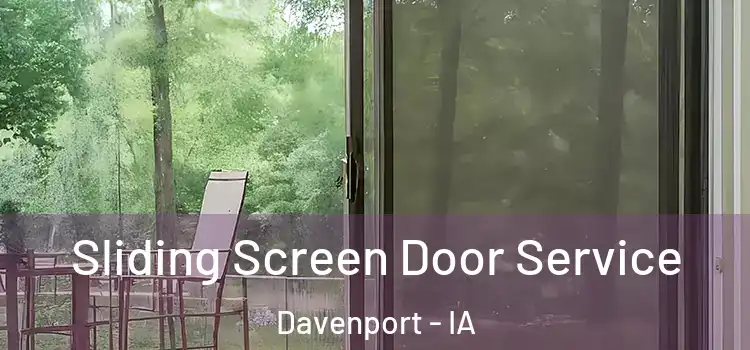 Sliding Screen Door Service Davenport - IA